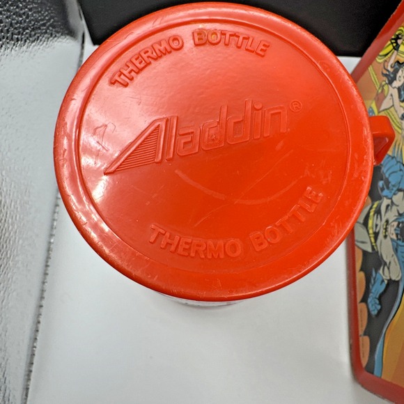Super Powers Metal Lunch Box Aladdin 1983 DC Comics Superman Wonderwoman Batman - Picture 11 of 16
